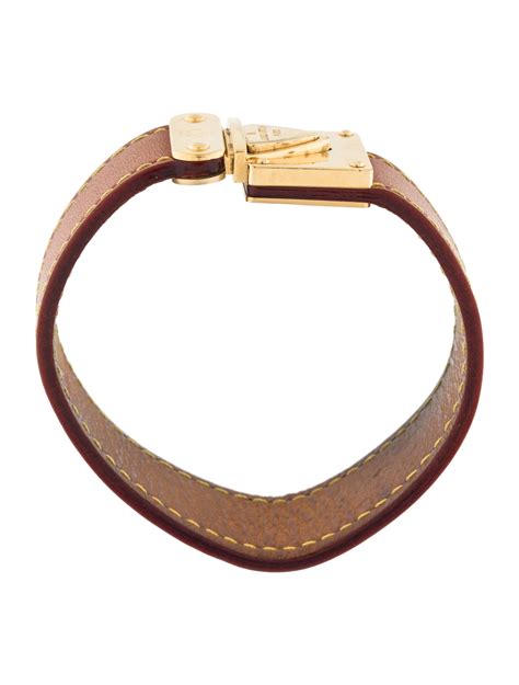 louis vuitton leather strap bracelet|Louis Vuitton leather bracelet men's.